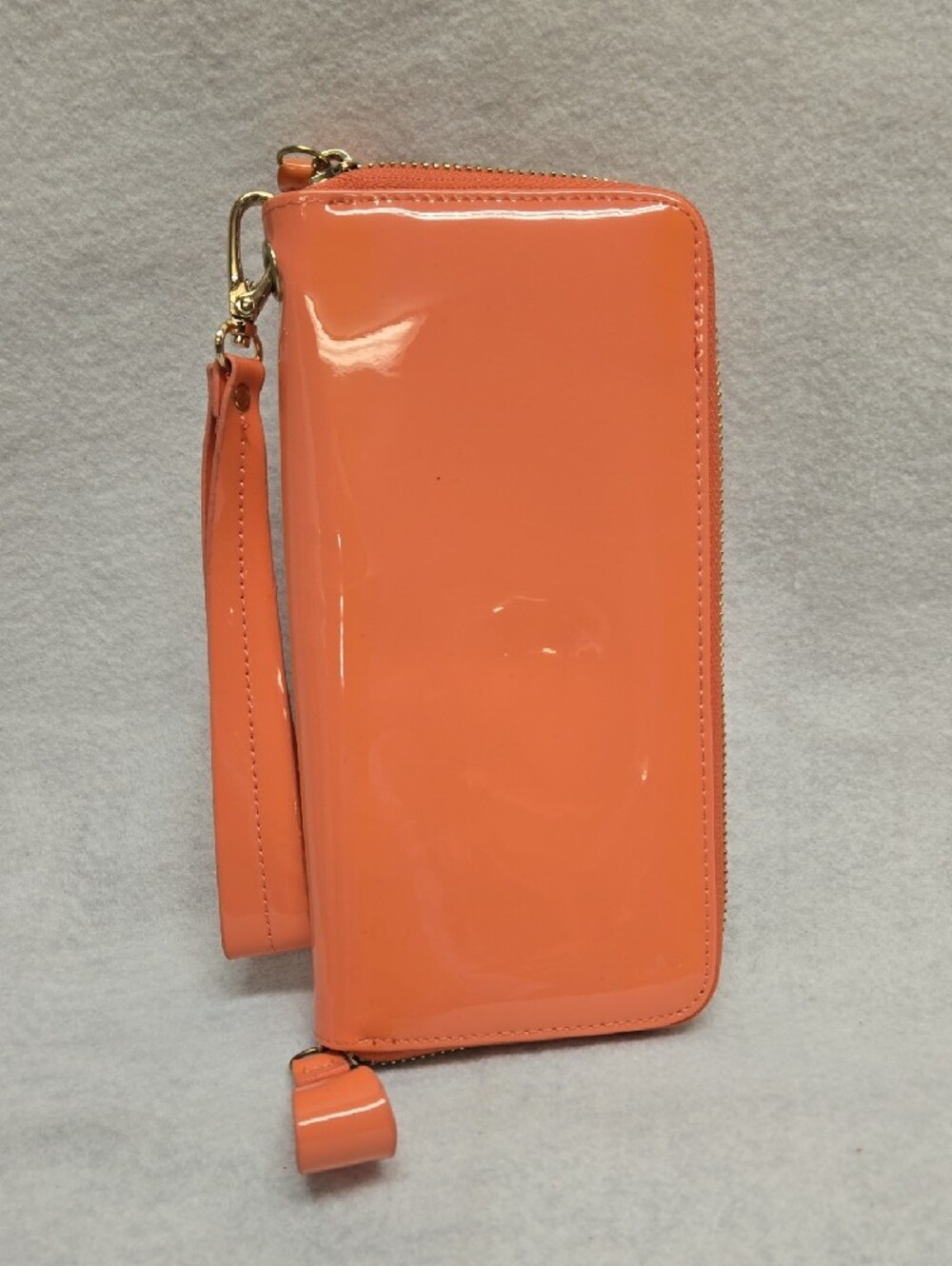 Top-Handle Satchel Coral Pink 10x12x6.5 With Matching Wallet - Picture 11 of 16